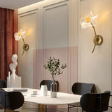 BloomGlow - Modern Blom Vägglampa med LED Belysning Carvallo