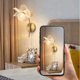 BloomGlow - Modern Blom Vägglampa med LED Belysning Carvallo