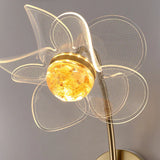 BloomGlow - Modern Blom Vägglampa med LED Belysning Carvallo