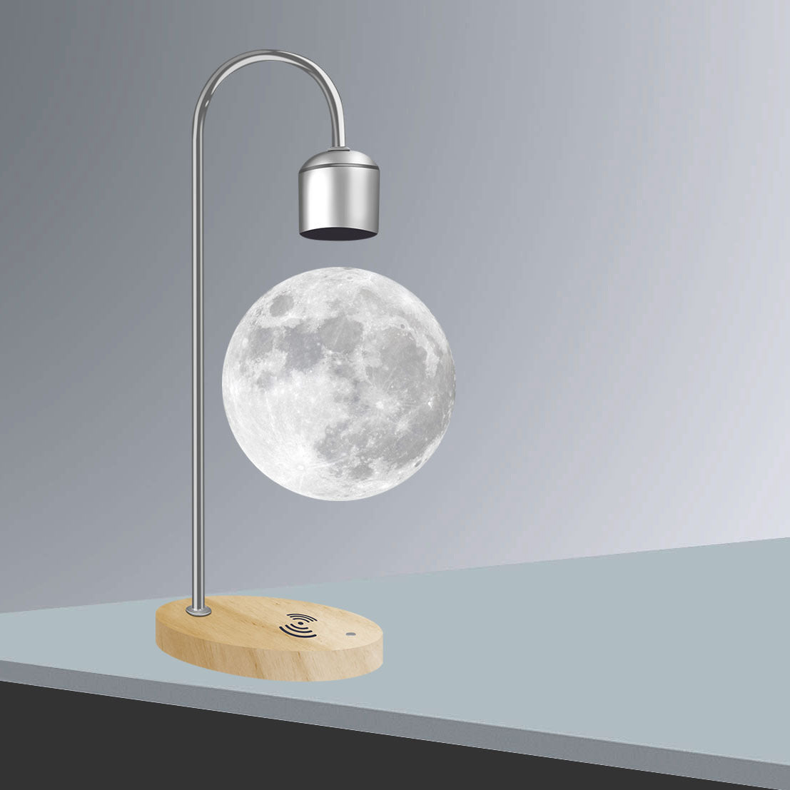 LumiMoon - Svävande 3D Månljus med LED-belysning Carvallo