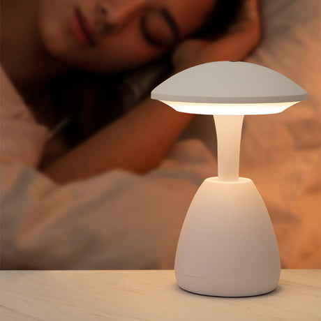 GlowShroom - Dimbar LED Bordslampa med Touchfunktion för Sovrum & Barnrum Carvallo