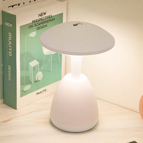 GlowShroom - Dimbar LED Bordslampa med Touchfunktion för Sovrum & Barnrum Carvallo