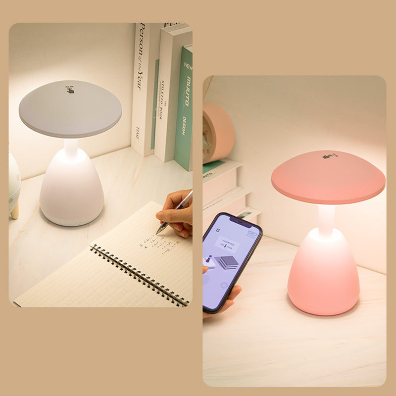 GlowShroom - Dimbar LED Bordslampa med Touchfunktion för Sovrum & Barnrum Carvallo