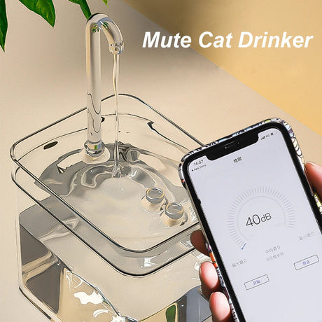 Ultra-tyst kattvattenfontän Carvallo