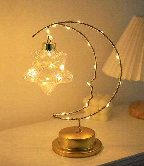 LunaGloed – Månen LED Dekorativ Nattlampa – Romantisk Bordslampa Carvallo