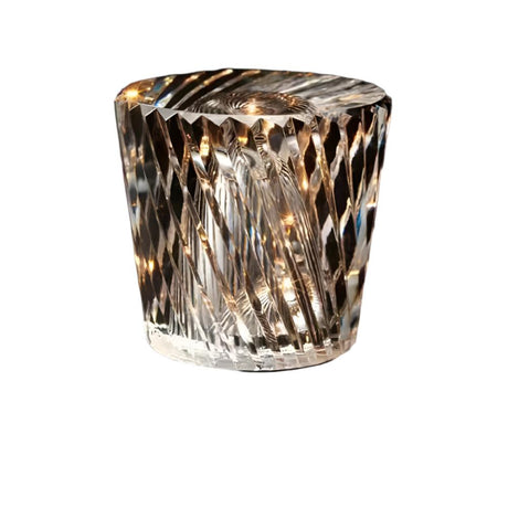 CrystalGlow - Trådlampa i kristall med LED-belysning Carvallo