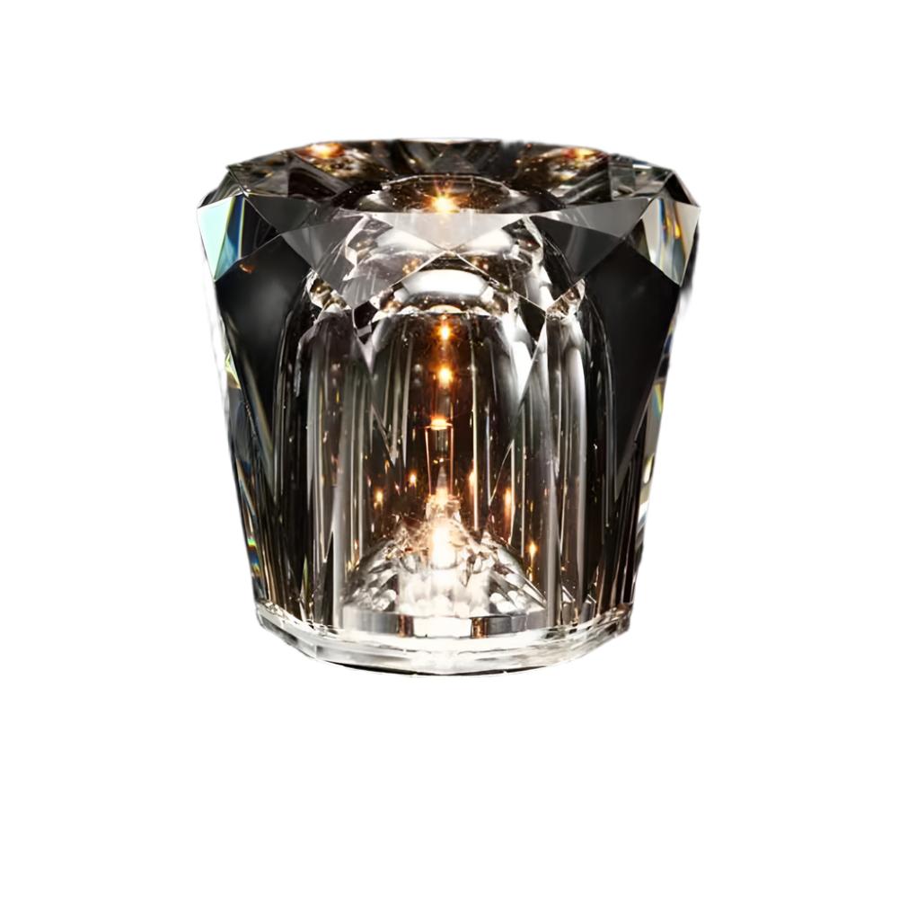 CrystalGlow - Trådlampa i kristall med LED-belysning Carvallo