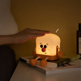 GlowToast - Uppladdningsbar LED Nattlampa i Toastdesign Carvallo