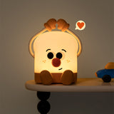 GlowToast - Uppladdningsbar LED Nattlampa i Toastdesign Carvallo