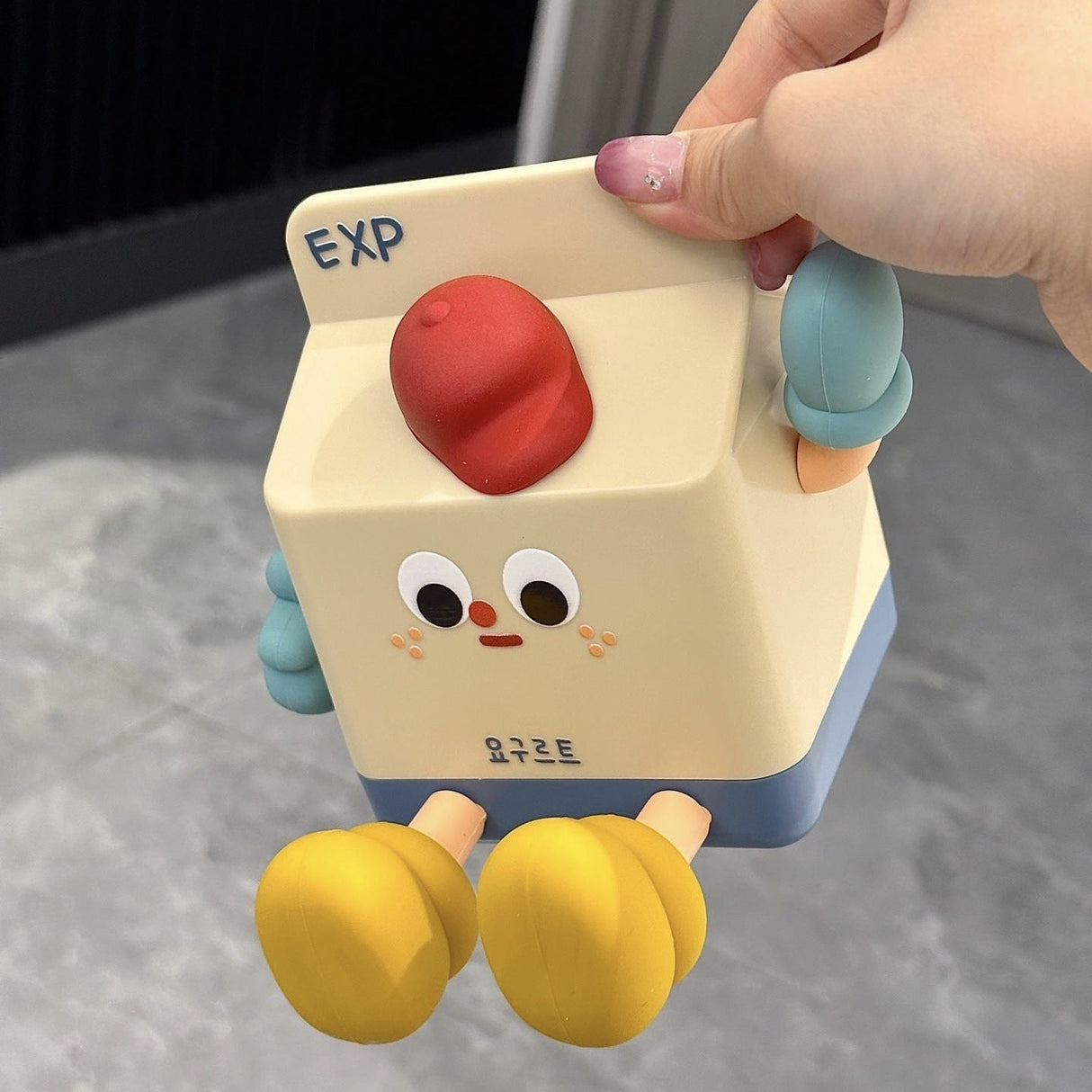 MilkGlow - LED nattlampa i mjölkpaketdesign, stämningsfull belysning för barnrum och sovrum Carvallo