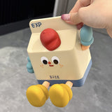 MilkGlow - LED nattlampa i mjölkpaketdesign, stämningsfull belysning för barnrum och sovrum Carvallo