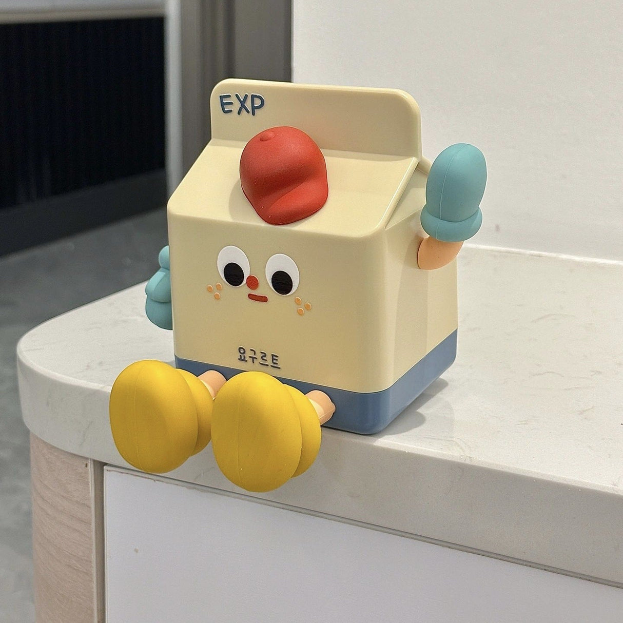 MilkGlow - LED nattlampa i mjölkpaketdesign, stämningsfull belysning för barnrum och sovrum Carvallo