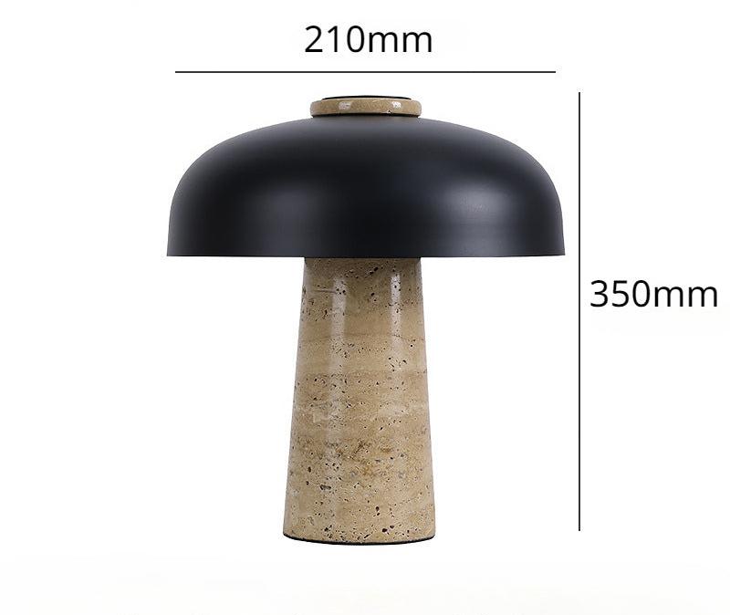 LuxeGlow - Marmorerad Skrivbordslampa med Tidlöst Design Carvallo