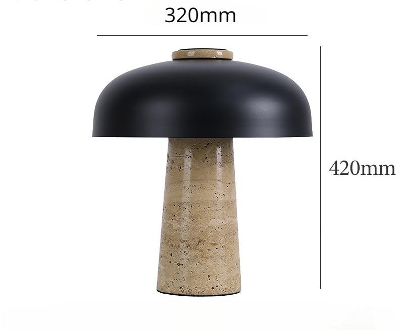 LuxeGlow - Marmorerad Skrivbordslampa med Tidlöst Design Carvallo