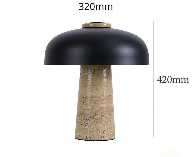 MarmorGlöd - Modern Marmor Skrivbordslampa | Elegant LED Bordslampa för Vardagsrum & Kontor Carvallo