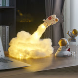 RocketGlow - Liten LED Raket Bordsbelysning för Barnrum & Dekoration Carvallo