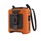 Carvallo Herrventilator Venturo Noble | 20.000 mAh Powerbank | Bälteklämma & LED-lampa | Kompakt 8,6 × 9,8 cm Carvallo