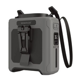 Carvallo Herrventilator Venturo Noble | 20.000 mAh Powerbank | Bälteklämma & LED-lampa | Kompakt 8,6 × 9,8 cm Carvallo