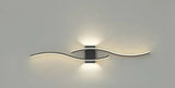 Carvallo Wave LED Vägglampa | Modern vågdesign | Energibesparande & Stilren | 60×15 cm | Varmt, bländfritt ljus Carvallo