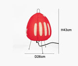 LumiZen – Japansk Pappers Taklampa i Retro Stil, Traditionell Belysning för Sovrum och Vardagsrum Carvallo