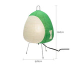 LumiZen – Japansk Pappers Taklampa i Retro Stil, Traditionell Belysning för Sovrum och Vardagsrum Carvallo