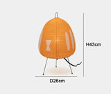 LumiZen – Japansk Pappers Taklampa i Retro Stil, Traditionell Belysning för Sovrum och Vardagsrum Carvallo