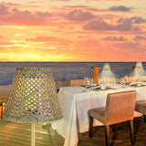 LumiTerras – Trådlös LED Bordslampa, Dimbar Utomhusbelysning för Terrass och Trädgård Carvallo