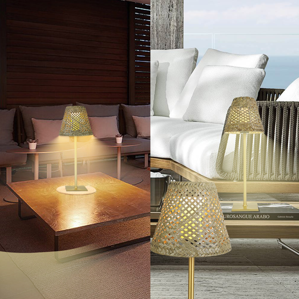 LumiTerras – Trådlös LED Bordslampa, Dimbar Utomhusbelysning för Terrass och Trädgård Carvallo