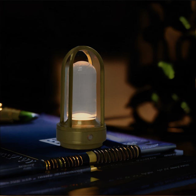 LumiTask - Dimmbar LED Skrivbordslampa med Touch & Trådlös Laddning Carvallo