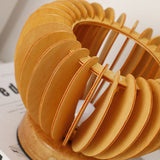 LumiWood – Träbordslampa i Skandinaviskt Design, LED Dekorativ Belysning Carvallo