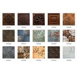 Retro Glansig Kakeltapet - Vintage Mönster Peel & Stick PVC Vägg- och Möbelbeklädnad MILA Sverige