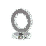 LumiCrystal - Modern Kristall Bordslampa med LED Belysning | Lyxigt Ringsdesign Carvallo