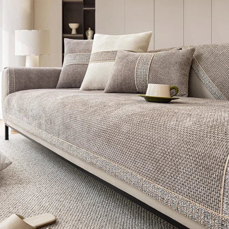 Carvallo – Elegant och hållbart sofföverdrag med halkfri undersida för komplett skydd Carvallo
