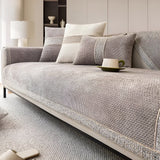 LuxeWrap Sofföverdrag - Modern anti-skratch sofföverdrag i linne Carvallo