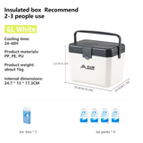 Carvallo Kylbox Utomhus | Upp till 48h Kylning | Livsmedelsäker & Robust | 6L / 13,5L / 22L Carvallo