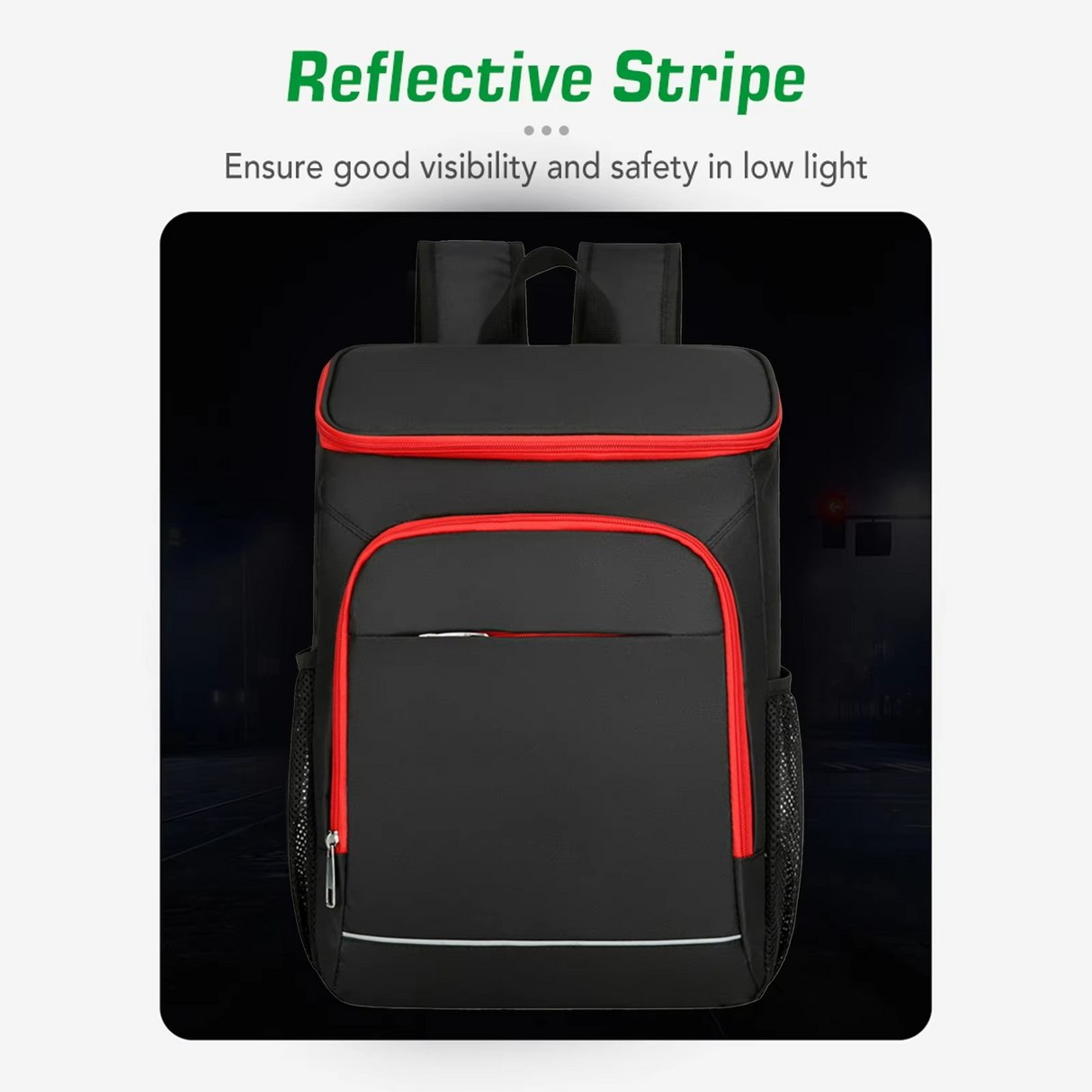 Isolerad picknick- och vandringsryggsäck – Inbyggt kylfack MILA Sverige