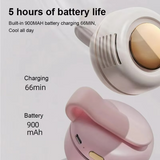 Carvallo Mini-kroppsvifta | Bladeless-design | 360° omgivande kylning | 23h batteritid | Att hänga eller klippa fast Carvallo