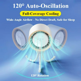 Flexibel stativ-minifläkt – USB-laddningsbar handhållen kylning med böjbara ben MILA Sverige