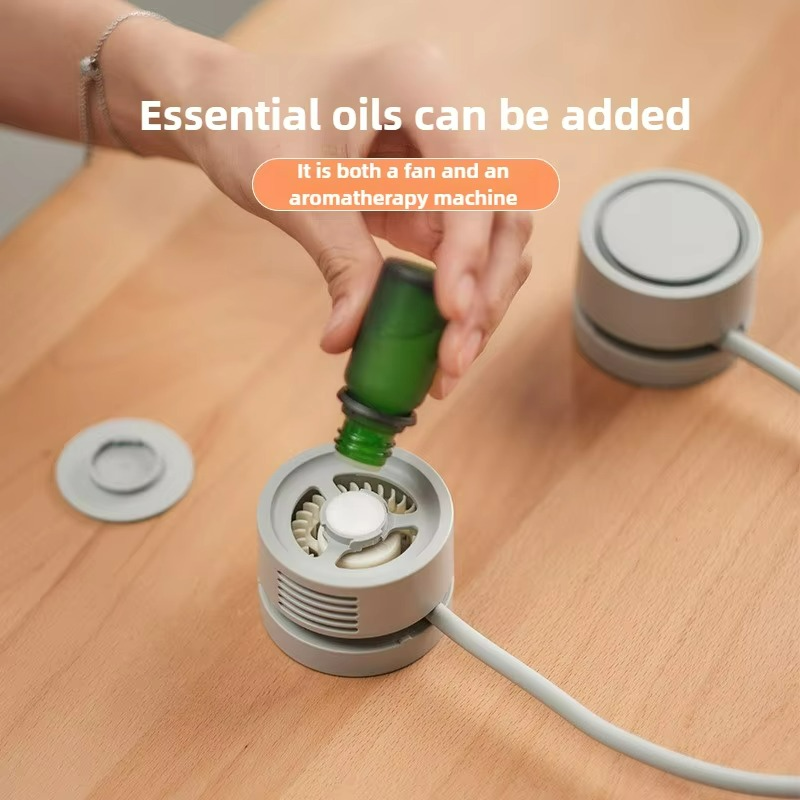 Handsfree-halsfläkt – Hopfällbar, USB-uppladdningsbar kylfläkt för resor, sport och utomhusbruk MILA Sverige