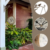 RetroCharm - Vintage tågstation väggur med tidlös attraktion Carvallo