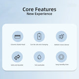 Herrkroppshårklippare och damrakapparat med bikini-tillbehör Carvallo