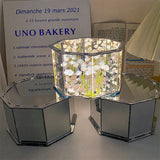 Royallure Tulpan Spegel Nattlampa - 7 Färgval Carvallo