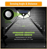 Mångsidig solbelysning - Väderbeständig LED-utomhuslampa med rörelsesensor Carvallo