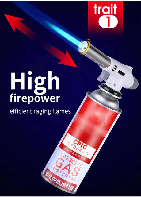 Bärbar butanbrännare – Perfekt för BBQ, camping & kök Carvallo