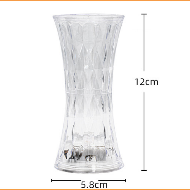 CrystalLuxe - Kristallbordslampa med Diamantslipning och LED-belysning Carvallo