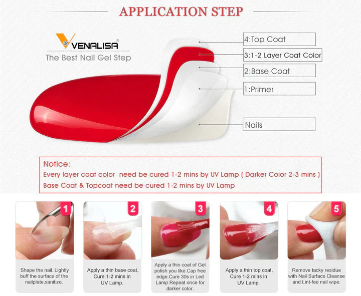 UV-LED Gel-Nagellack Carvallo
