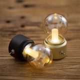 RustGlow – Trådlös Vintage LED-sänglampa med industriell design och USB-uppladdningsfunktion Carvallo
