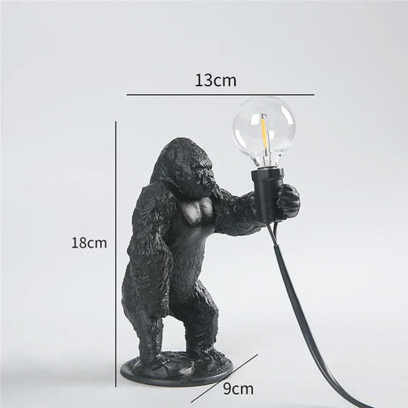 Majestic Gorilla Accent Lamp – Djärv och konstnärlig Statement Lighting MILA Sverige