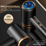 Carvallo Pro 2400 Hårtork 2400W | Ionteknologi | Ljuskälla & Kall luft | Lätt & Ergonomisk Carvallo