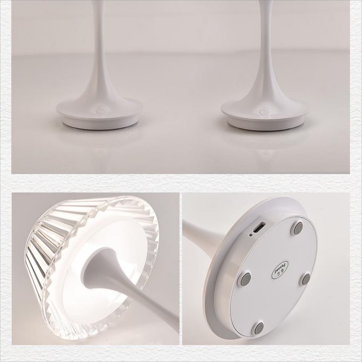 LumiGlow - LED Kristall Sänglampa Carvallo